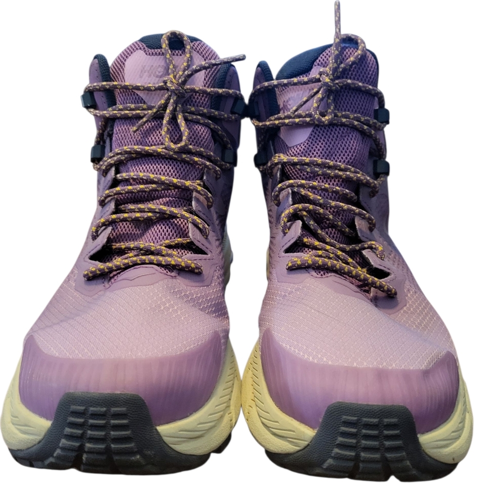 Hoka One One Trail Code GTX Wmns Size 11 B Hiking Shoes Purple Amethyst Goretex - Picture 4 of 11